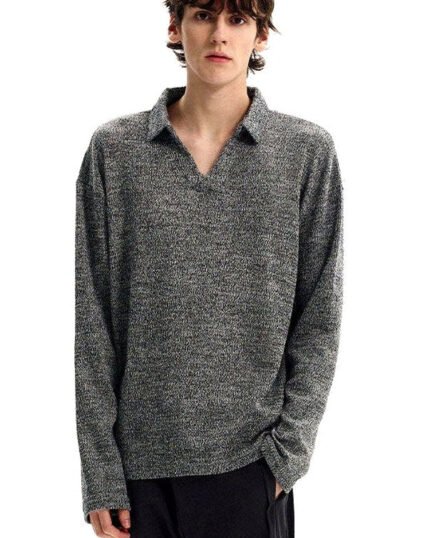 Knitted Polo Jumper | Vivotee