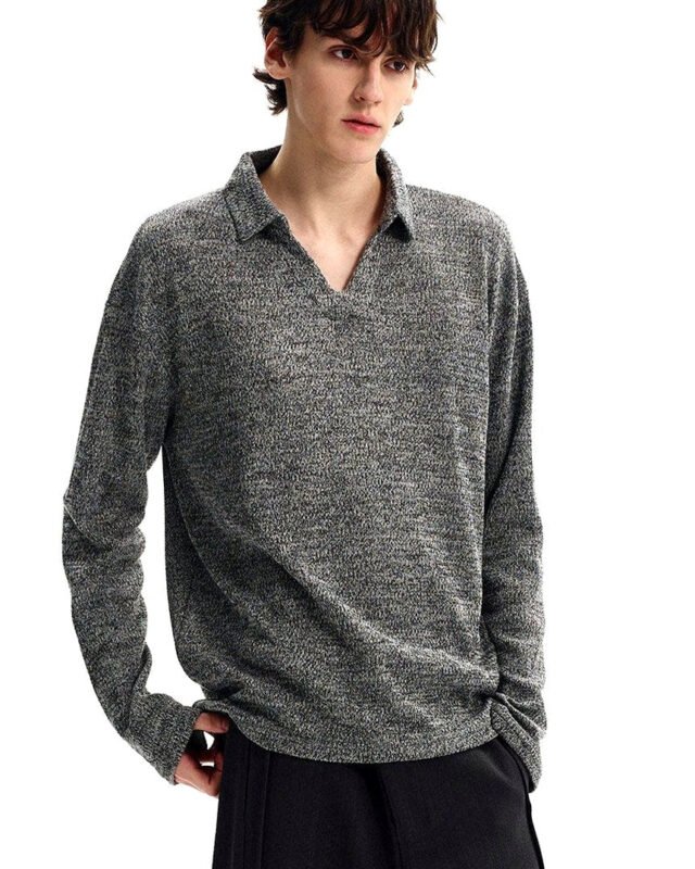 Knitted Polo Jumper | Vivotee