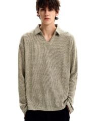 Knitted Polo Jumper | Vivotee