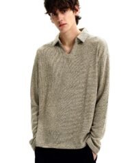 Knitted Polo Jumper | Vivotee