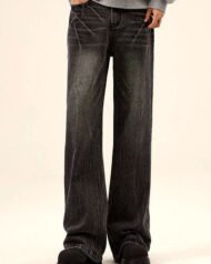 Men's Washed Bootcut Jeans | Vivotee