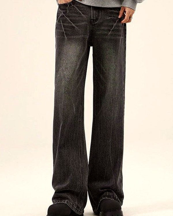 Men's Washed Bootcut Jeans | Vivotee