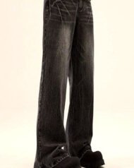 Men's Washed Bootcut Jeans | Vivotee