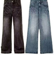 Men's Washed Bootcut Jeans | Vivotee